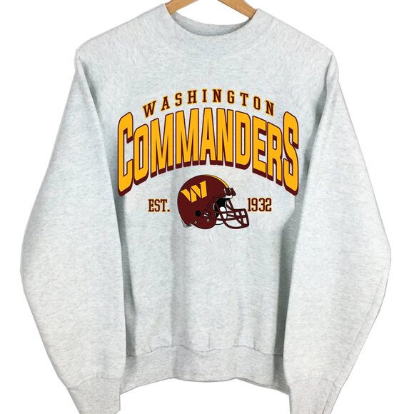 Washington Redskins Sweatshirt, 1932 Washington Commanders Football Sweatshirt - Picture 1 of 2